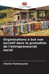 bokomslag Organisations  but non lucratif dans la promotion de l'entrepreneuriat social