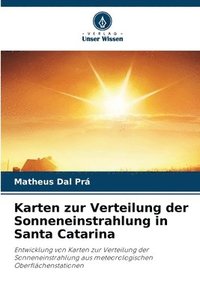 bokomslag Karten zur Verteilung der Sonneneinstrahlung in Santa Catarina