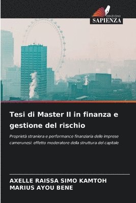 Tesi di Master II in finanza e gestione del rischio 1