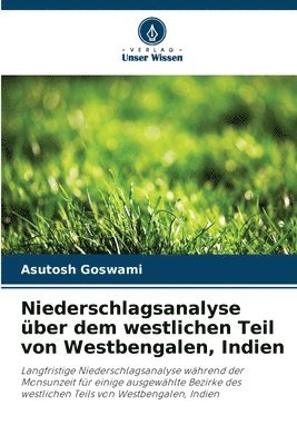 bokomslag Niederschlagsanalyse ber dem westlichen Teil von Westbengalen, Indien