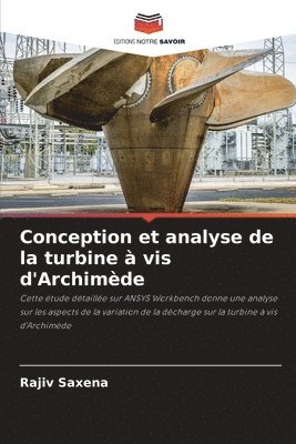 Conception et analyse de la turbine  vis d'Archimde 1