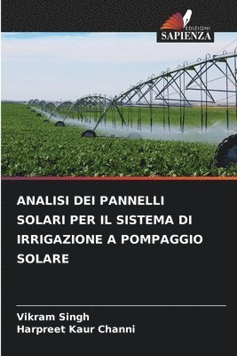bokomslag Analisi Dei Pannelli Solari Per Il Sistema Di Irrigazione a Pompaggio Solare