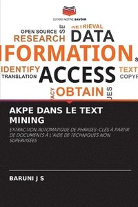 bokomslag Akpe Dans Le Text Mining