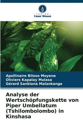 bokomslag Analyse der Wertschpfungskette von Piper Umbellatum (Tshilombolombo) in Kinshasa