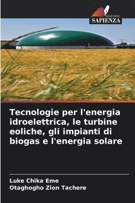 Tecnologie per l'energia idroelettrica, le turbine eoliche, gli impianti di biogas e l'energia solare 1