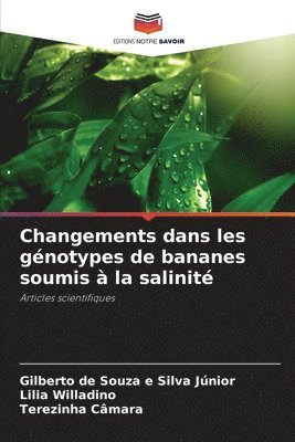 Changements dans les gnotypes de bananes soumis  la salinit 1