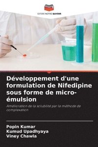 bokomslag Dveloppement d'une formulation de Nifedipine sous forme de micro-mulsion