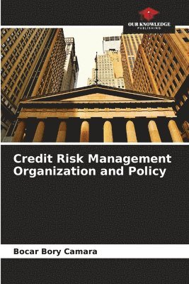 bokomslag Credit Risk Management Organization and Policy