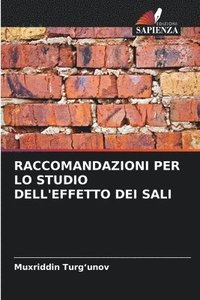 bokomslag Raccomandazioni Per Lo Studio Dell'effetto Dei Sali