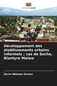 bokomslag Dveloppement des tablissements urbains informels; cas de Soche, Blantyre Malaw
