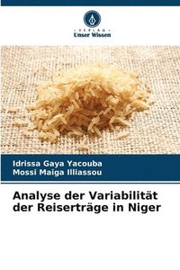 bokomslag Analyse der Variabilitt der Reisertrge in Niger