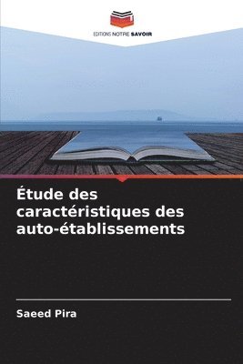 bokomslag tude des caractristiques des auto-tablissements