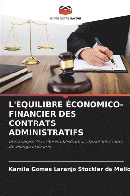 L'quilibre conomico-Financier Des Contrats Administratifs 1