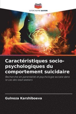 bokomslag Caractristiques socio-psychologiques du comportement suicidaire