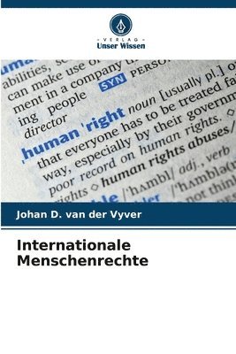 bokomslag Internationale Menschenrechte