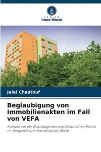 bokomslag Beglaubigung von Immobilienakten im Fall von VEFA