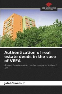 bokomslag Authentication of real estate deeds in the case of VEFA