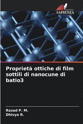 Propriet ottiche di film sottili di nanocune di batio3 1