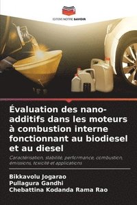bokomslag valuation des nano-additifs dans les moteurs  combustion interne fonctionnant au biodiesel et au diesel