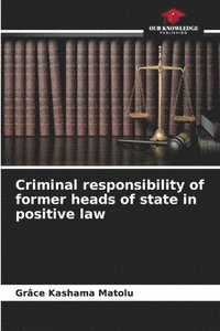 bokomslag Criminal responsibility of former heads of state in positive law