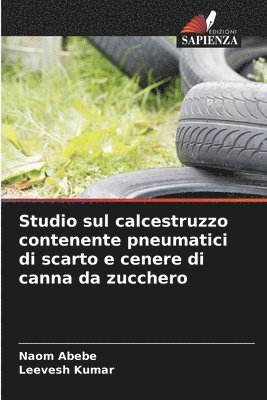 bokomslag Studio sul calcestruzzo contenente pneumatici di scarto e cenere di canna da zucchero