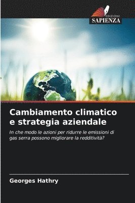 Cambiamento climatico e strategia aziendale 1