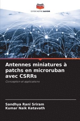 Antennes miniatures  patchs en microruban avec CSRRs 1
