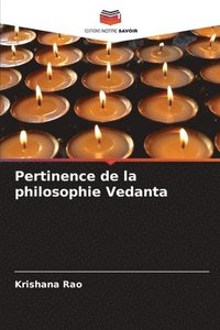 bokomslag Pertinence de la philosophie Vedanta