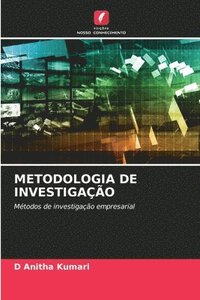 bokomslag Metodologia de Investigao