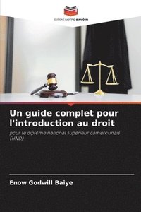 bokomslag Un guide complet pour l'introduction au droit