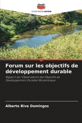 bokomslag Forum sur les objectifs de dveloppement durable