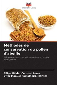 bokomslag Mthodes de conservation du pollen d'abeille