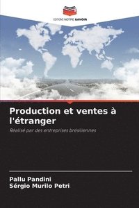 bokomslag Production et ventes  l'tranger