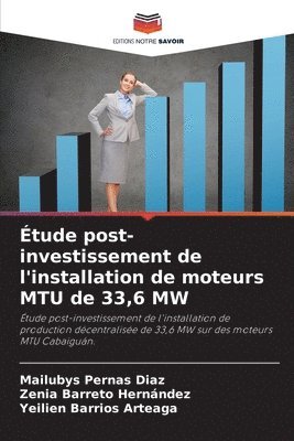 tude post-investissement de l'installation de moteurs MTU de 33,6 MW 1