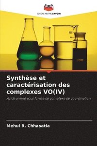 bokomslag Synthse et caractrisation des complexes VO(IV)