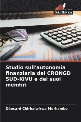 Studio sull'autonomia finanziaria del CRONGD SUD-KIVU e dei suoi membri 1
