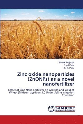 Zinc oxide nanoparticles (ZnONPs) as a novel nanofertilizer 1