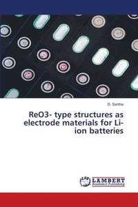 bokomslag ReO3- type structures as electrode materials for Li-ion batteries