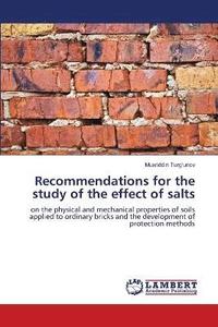bokomslag Recommendations for the study of the effect of salts