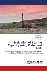 bokomslag Evaluation of Bearing Capacity using Plate Load Test