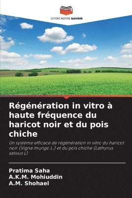 bokomslag Régénération in vitro à haute fréquence du haricot noir et du pois chiche