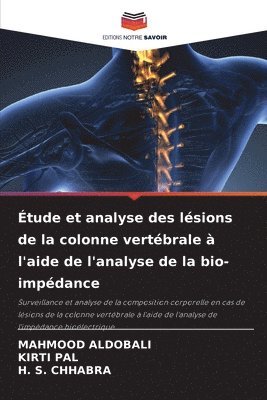 bokomslag tude et analyse des lsions de la colonne vertbrale  l'aide de l'analyse de la bio-impdance