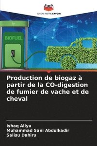 bokomslag Production de biogaz  partir de la CO-digestion de fumier de vache et de cheval