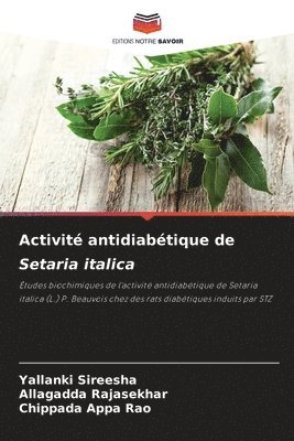 Activit antidiabtique de Setaria italica 1