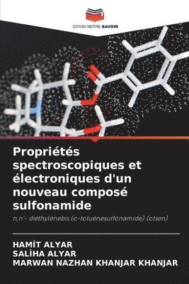 bokomslag Proprits spectroscopiques et lectroniques d'un nouveau compos sulfonamide