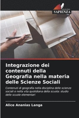 Integrazione dei contenuti della Geografia nella materia delle Scienze Sociali 1