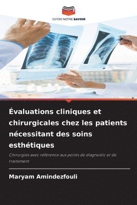 bokomslag valuations cliniques et chirurgicales chez les patients ncessitant des soins esthtiques