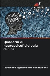 bokomslag Quaderni di neuropsicofisiologia clinica