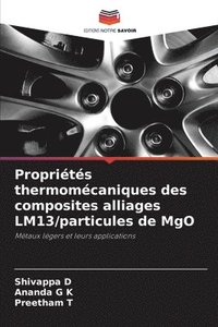 bokomslag Proprits thermomcaniques des composites alliages LM13/particules de MgO