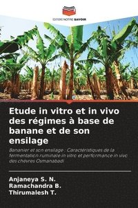 bokomslag Etude in vitro et in vivo des rgimes  base de banane et de son ensilage